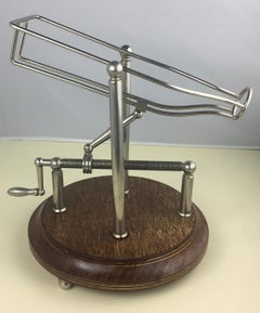 19th Century or Art Deco Mechanical Silver Plated Wine Decanter