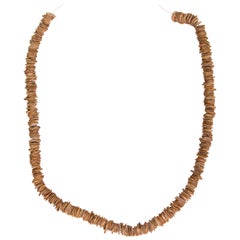 19th Century or Much Earlier Plateau Shell Beads Necklace