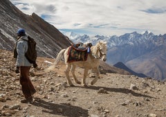 19th Century Orange Blue Flower Plant Tibetan Saddle € 1, 500, ca 1870
