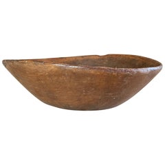 19th Century organic English Dairy Bowl