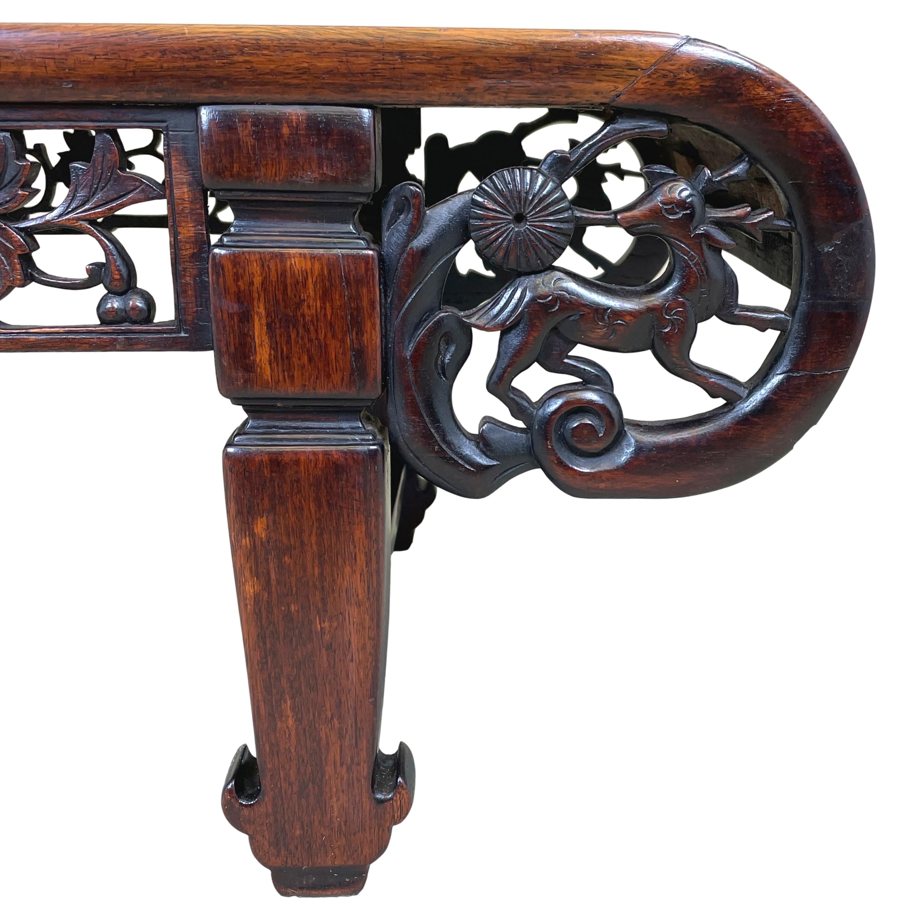 Victorian 19th Century Oriental Hardwood Coffee Table
