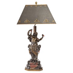 19th Century Orientalist Lamp in Regula