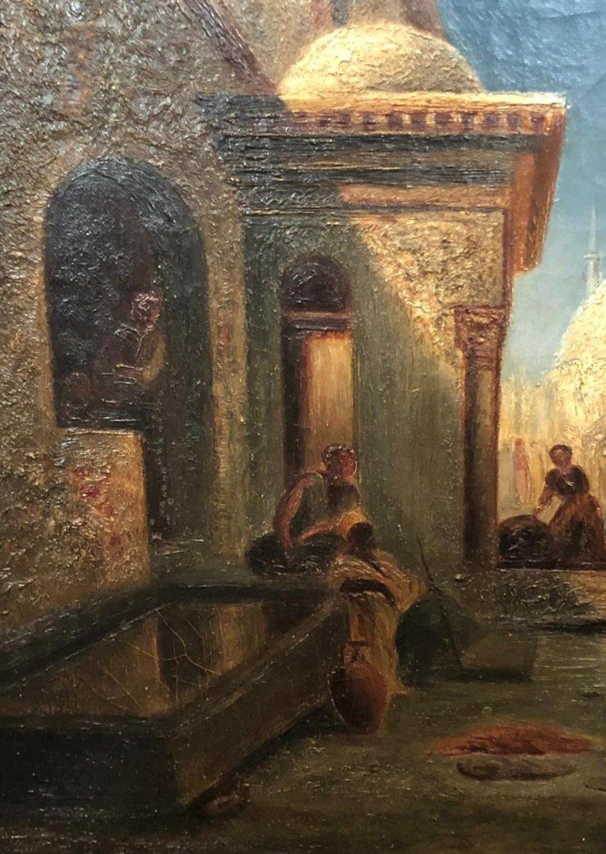 English 19th Century Orientalist Painting Signed Frederick Goodall