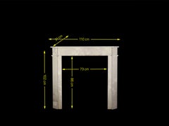 19th Century Original Antique Fireplace Mantel