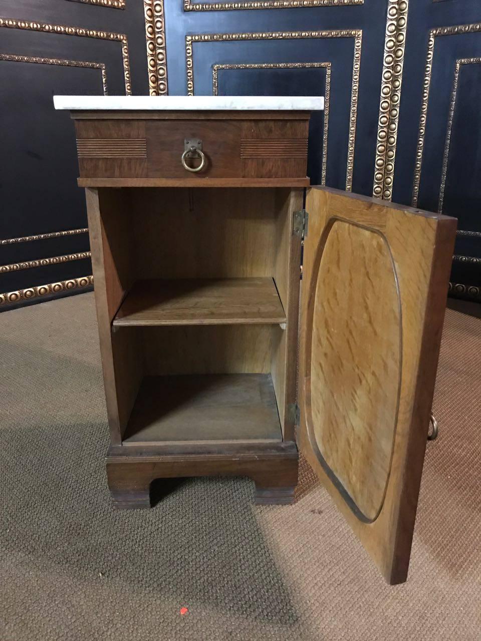 German 19th Century antique Original Art Nouveau Commode Walnut veneer For Sale