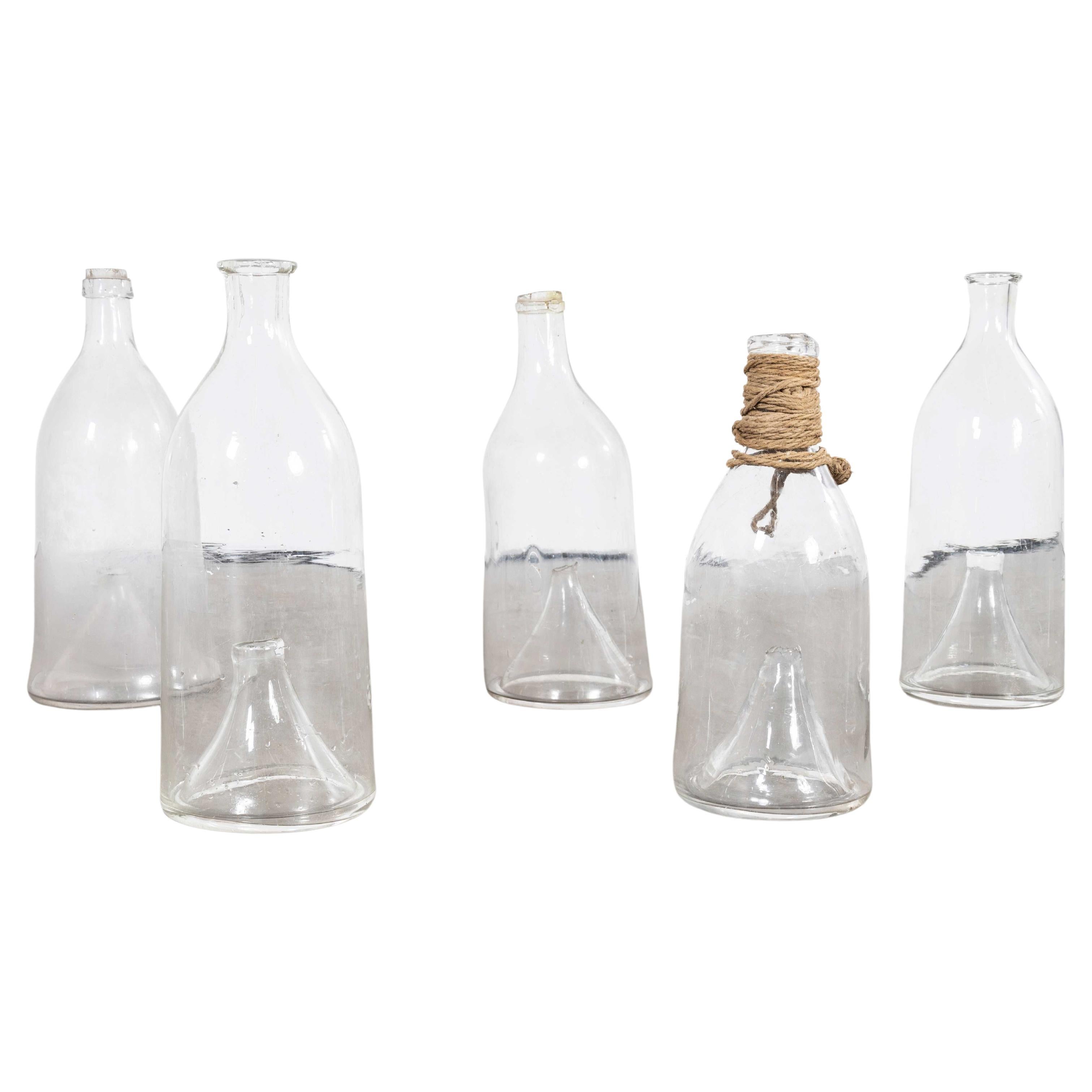 Original du 19e siècle  Pièges à poissons en verre clair en vente
