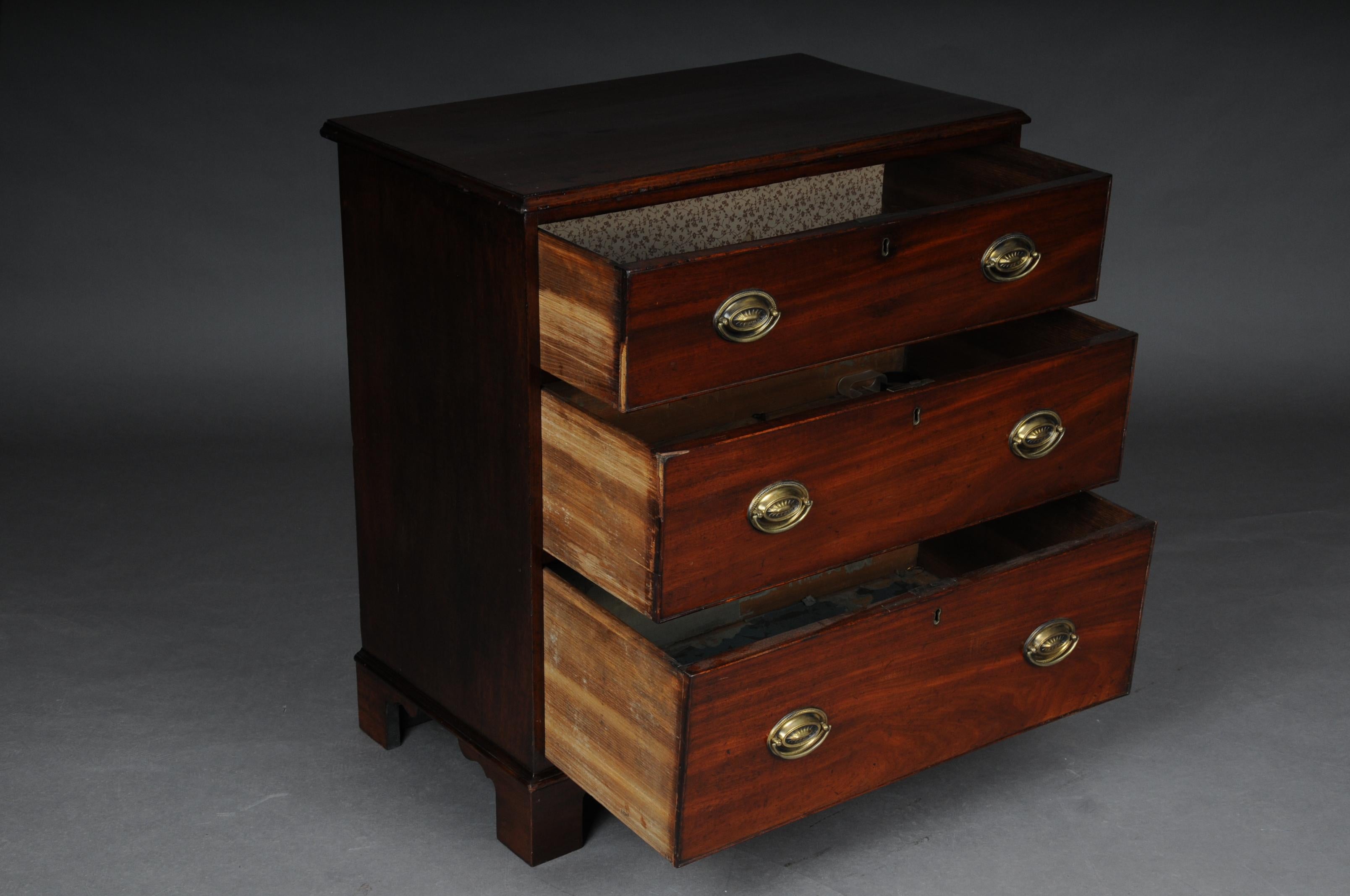 19th Century Original English Chest of Drawers circa 1850 Mahogany 2