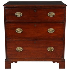 19th Century Original English Chest of Drawers circa 1850 Mahogany