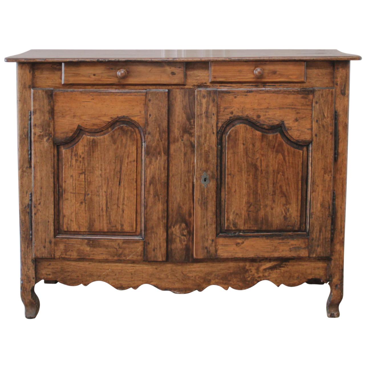 19th Century Original Finish Country French Style Buffet at 1stDibs