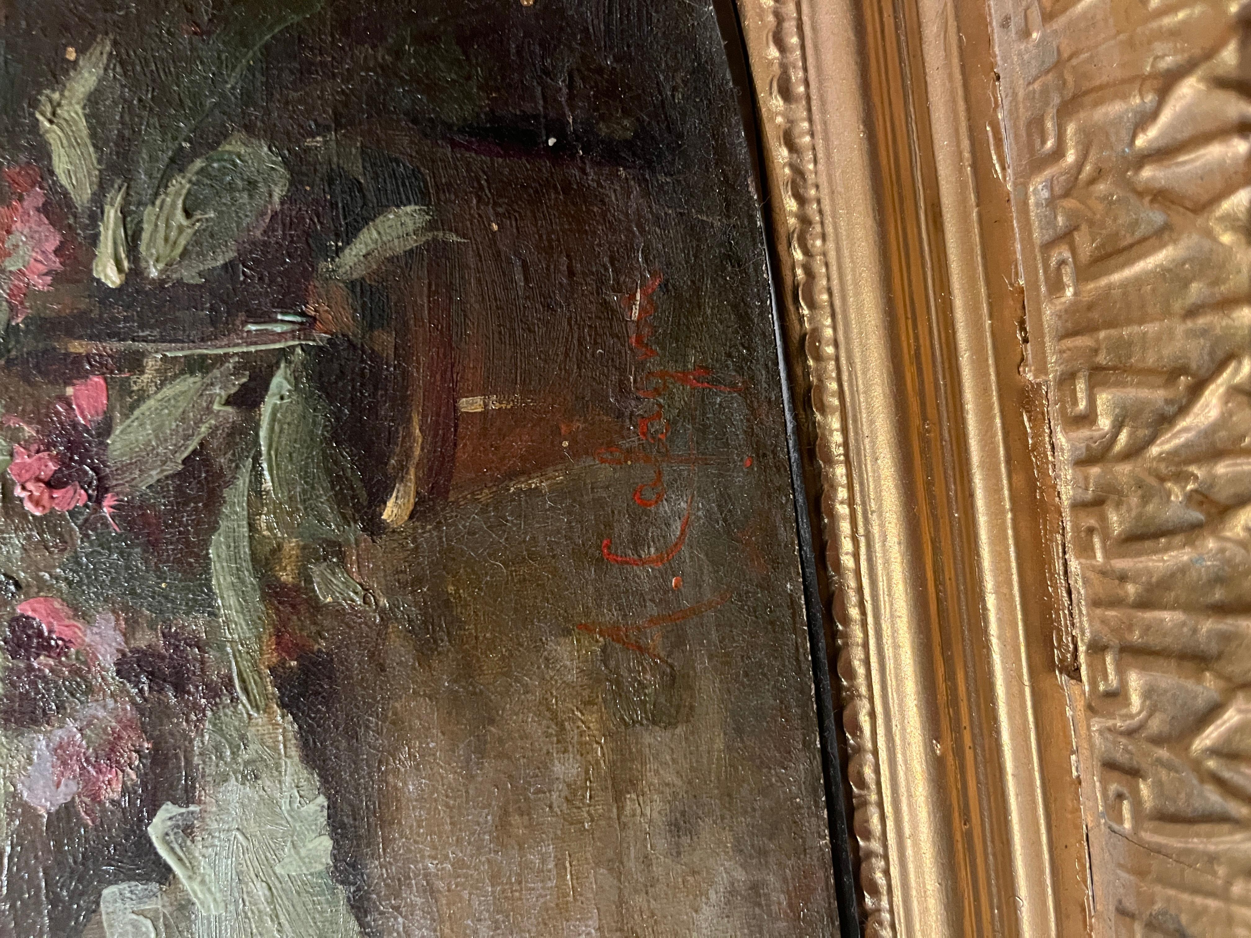 Rococo Peinture à l'huile originale du 19ème siècle attribuée à Fausto Zonaro en vente