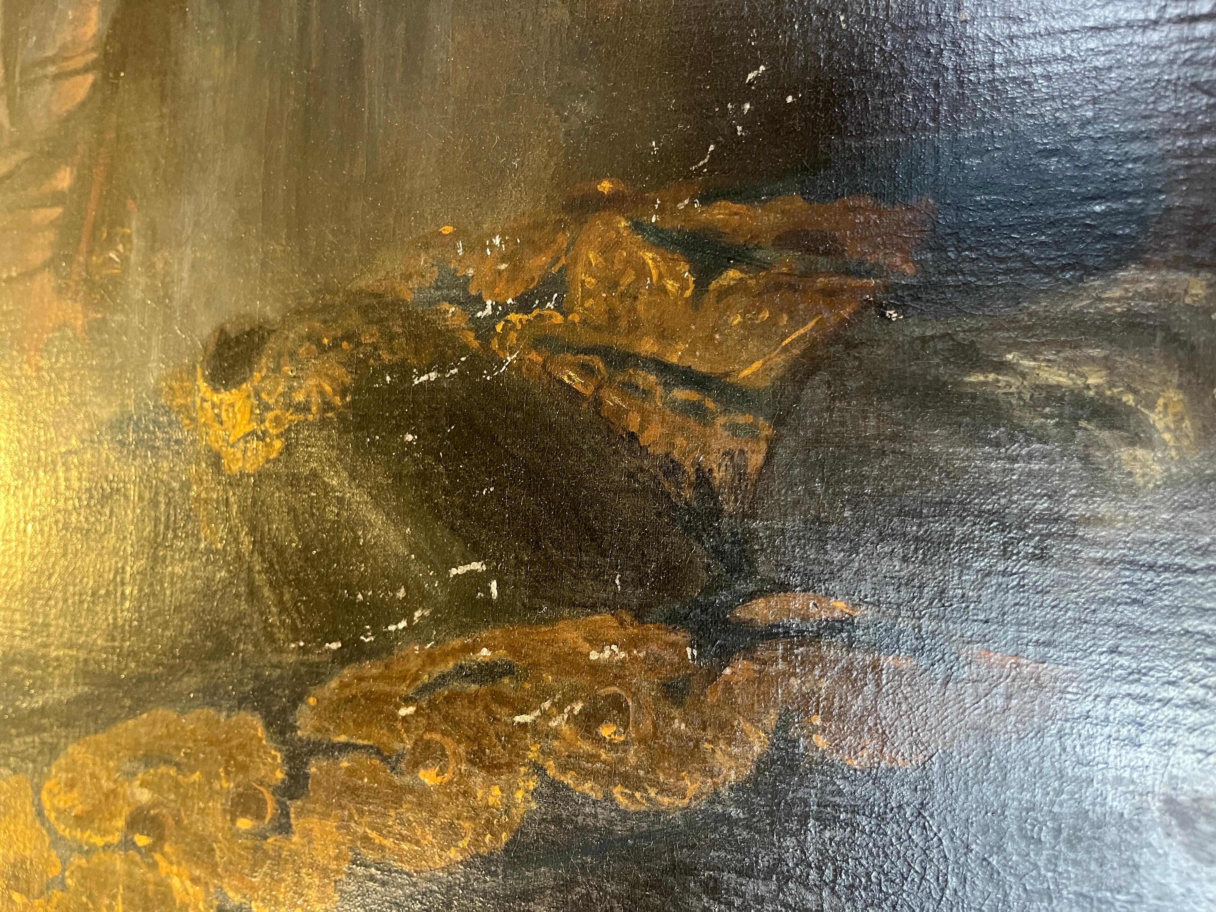 19th Century Original Oil Painting of Nobleman For Sale 1