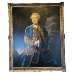 19th Century Original Oil Painting of Nobleman