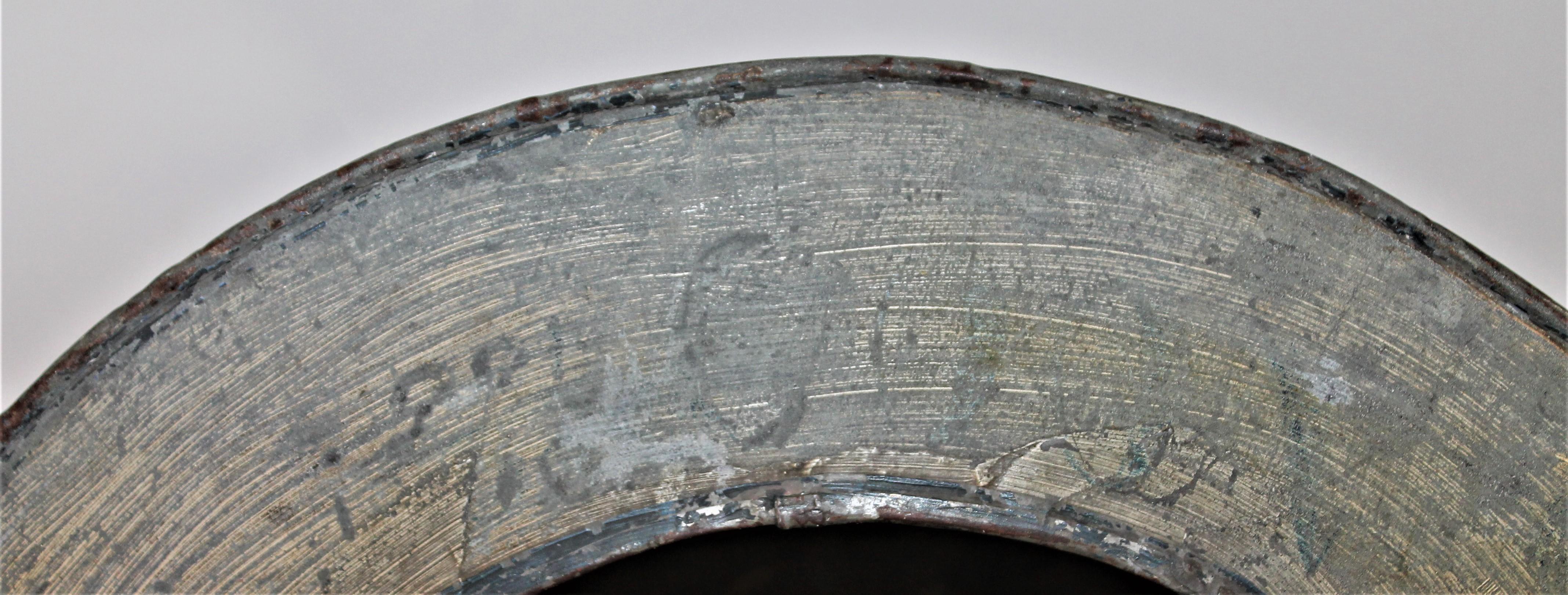 19th Century Original Painted Tin Large Trade Sign / Hat 7