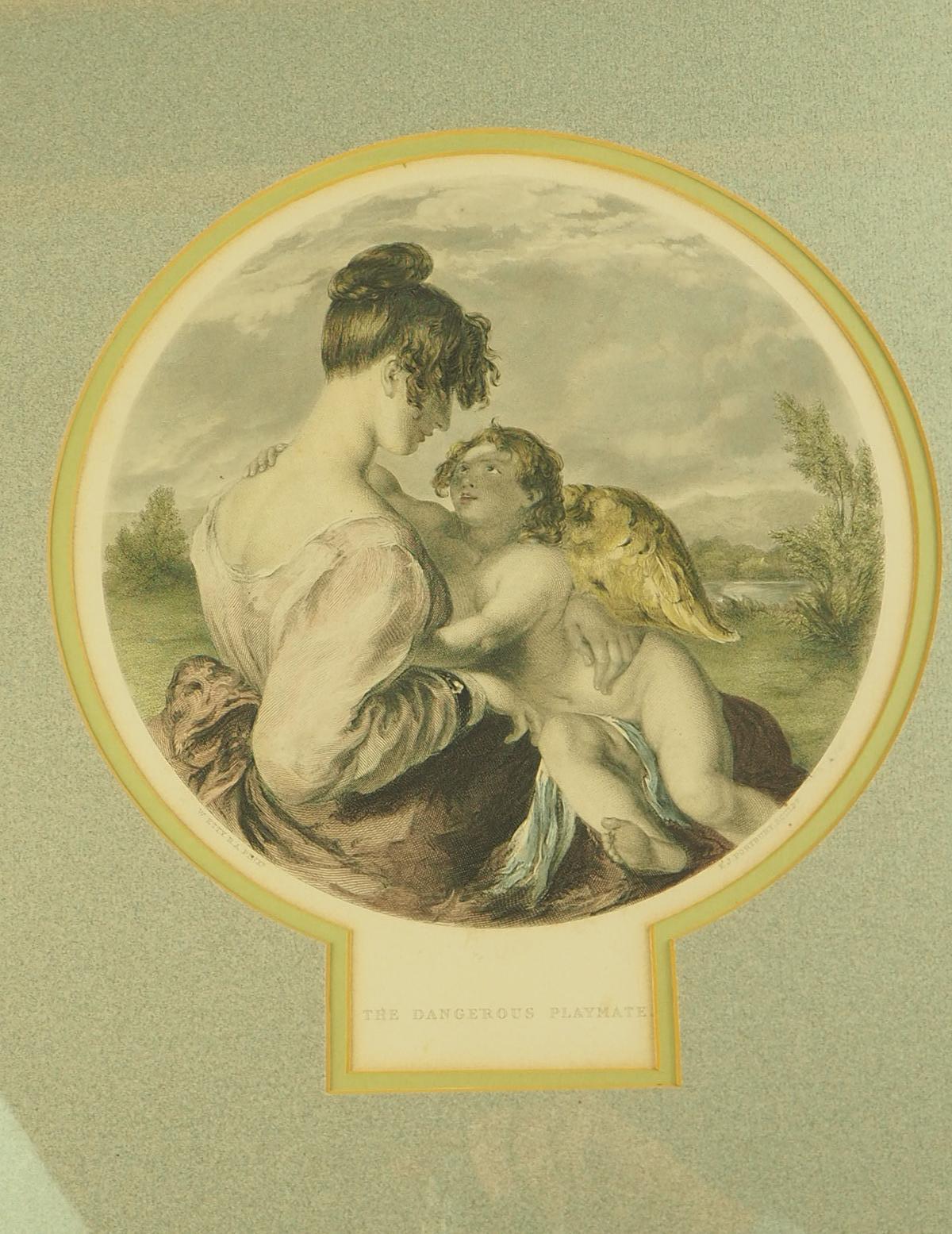 Originaldruck „The Dangerous Playmate“ von William Etty, 19. Jahrhundert im Angebot 6