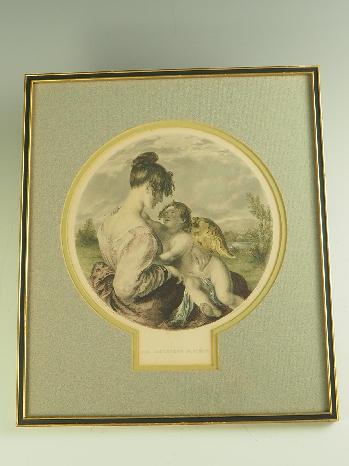 Originaldruck „The Dangerous Playmate“ von William Etty, 19. Jahrhundert im Angebot 7