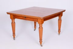 Set da pranzo originale britannico del XIX secolo con 12 sedie, Wood Wood