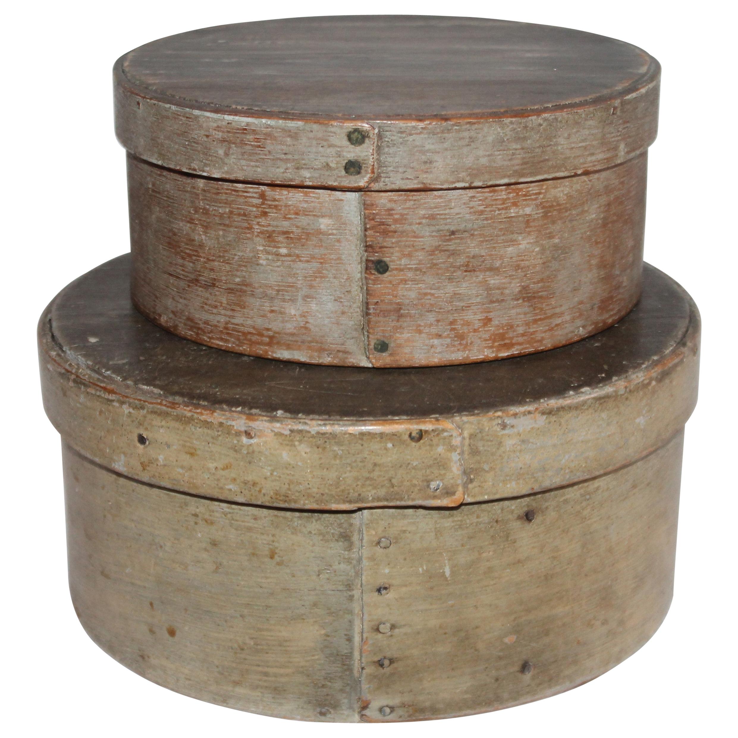 Painted Norwegian Wooden Pantry Box at 1stDibs