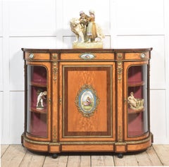 19th century ormolu mounted satinwood credenza