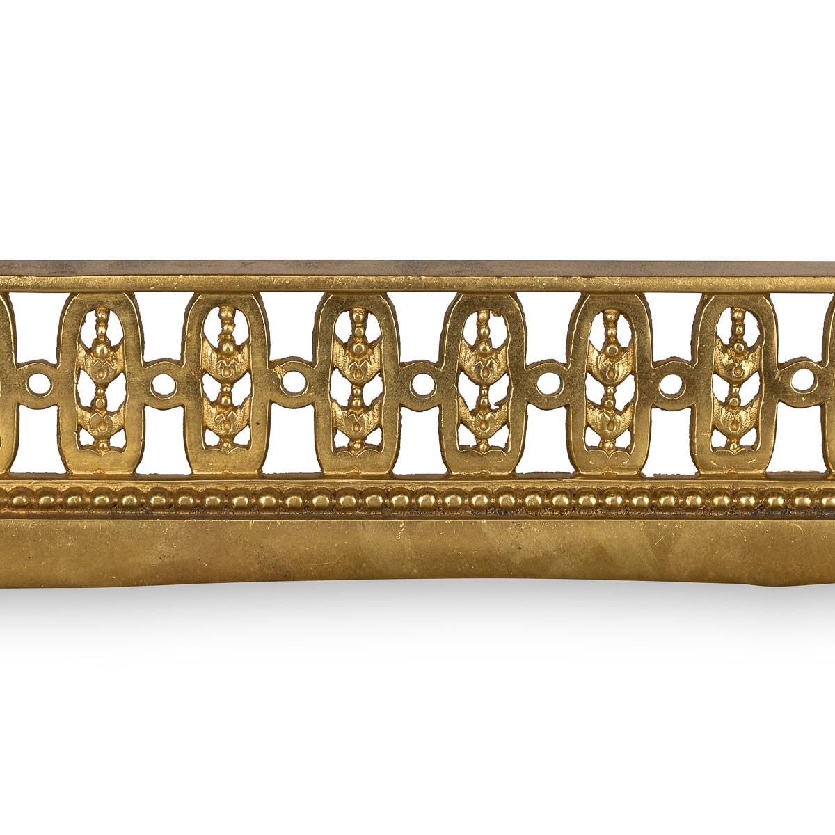 19th Century Ormolu Style Fireplace Chenets For Sale 4