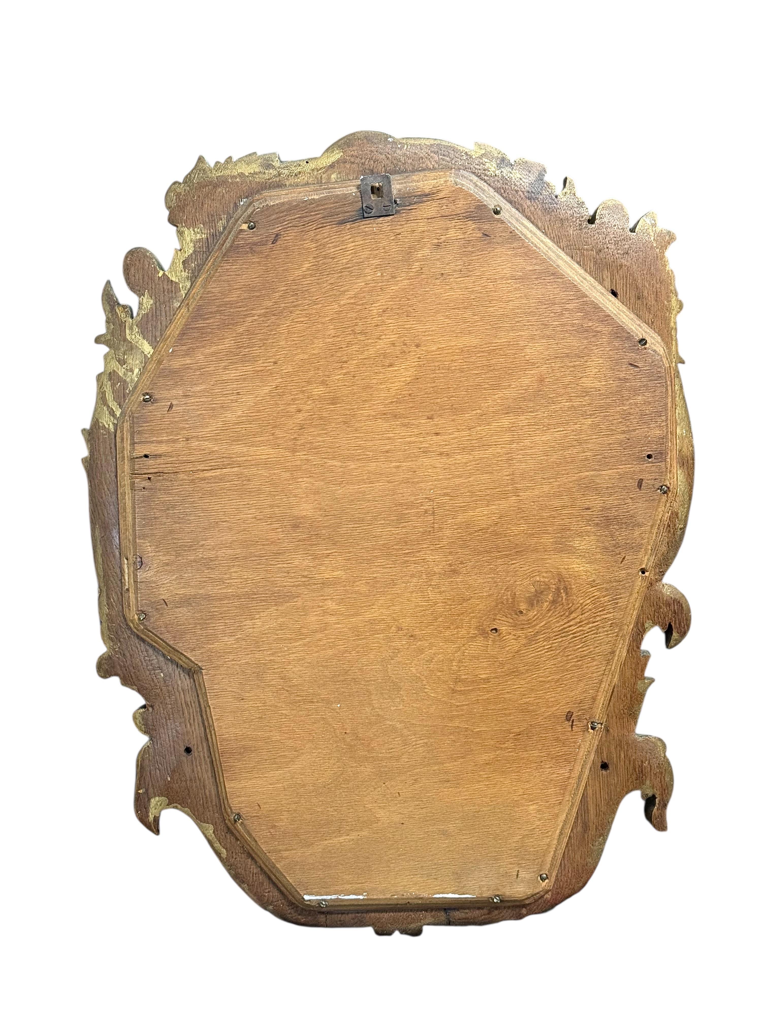 19th Century Ornate Rococo Giltwood Mirror For Sale 3