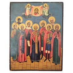 Iconque orthodoxe du 19ème siècle - Confédération des Saints