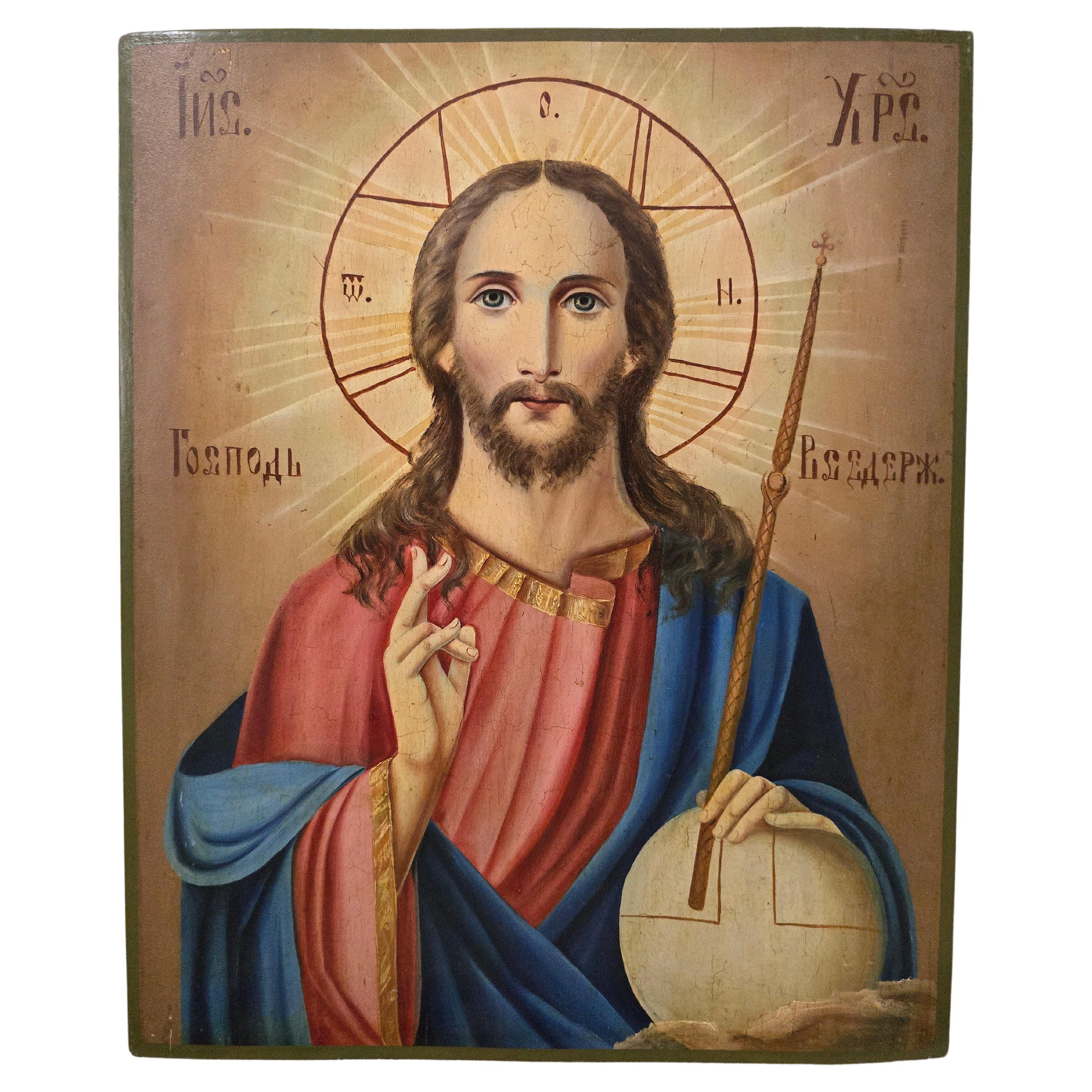 Icone ortodosse del XIX secolo - Il Pantocratore