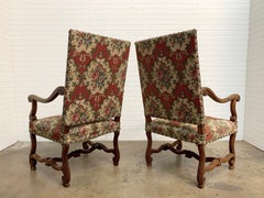 19th Century Os De Mouton Armchairs