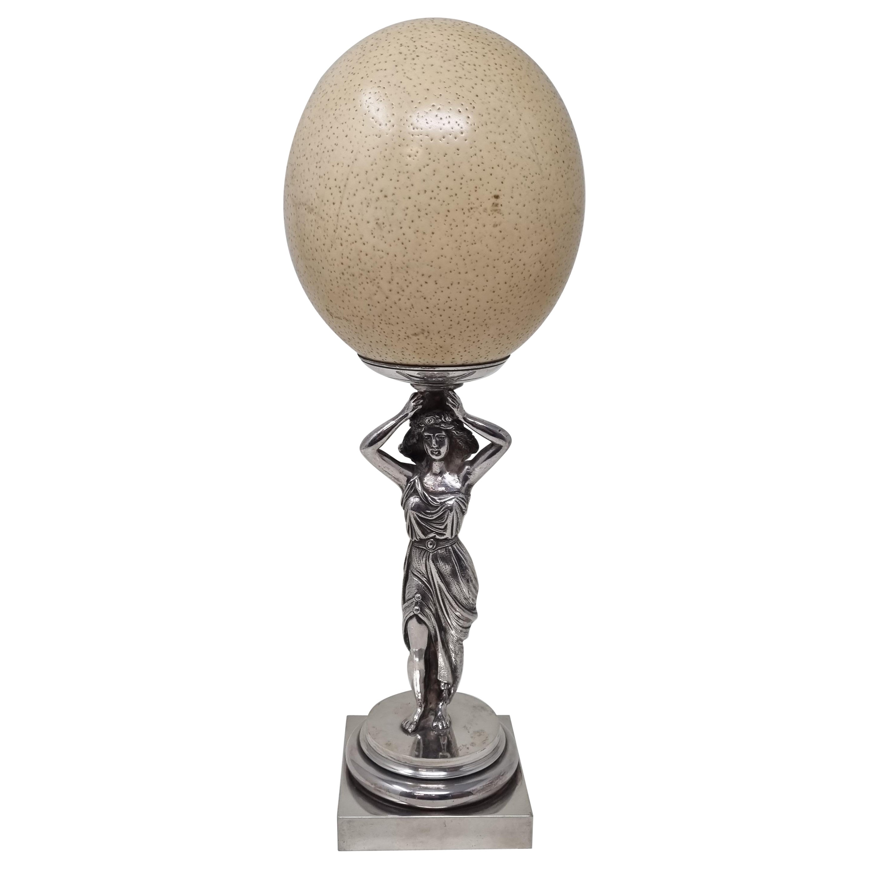 19th Century Ostrich Egg For Sale