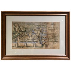 19th Century Ottoman Drawing for Al-Aqsa