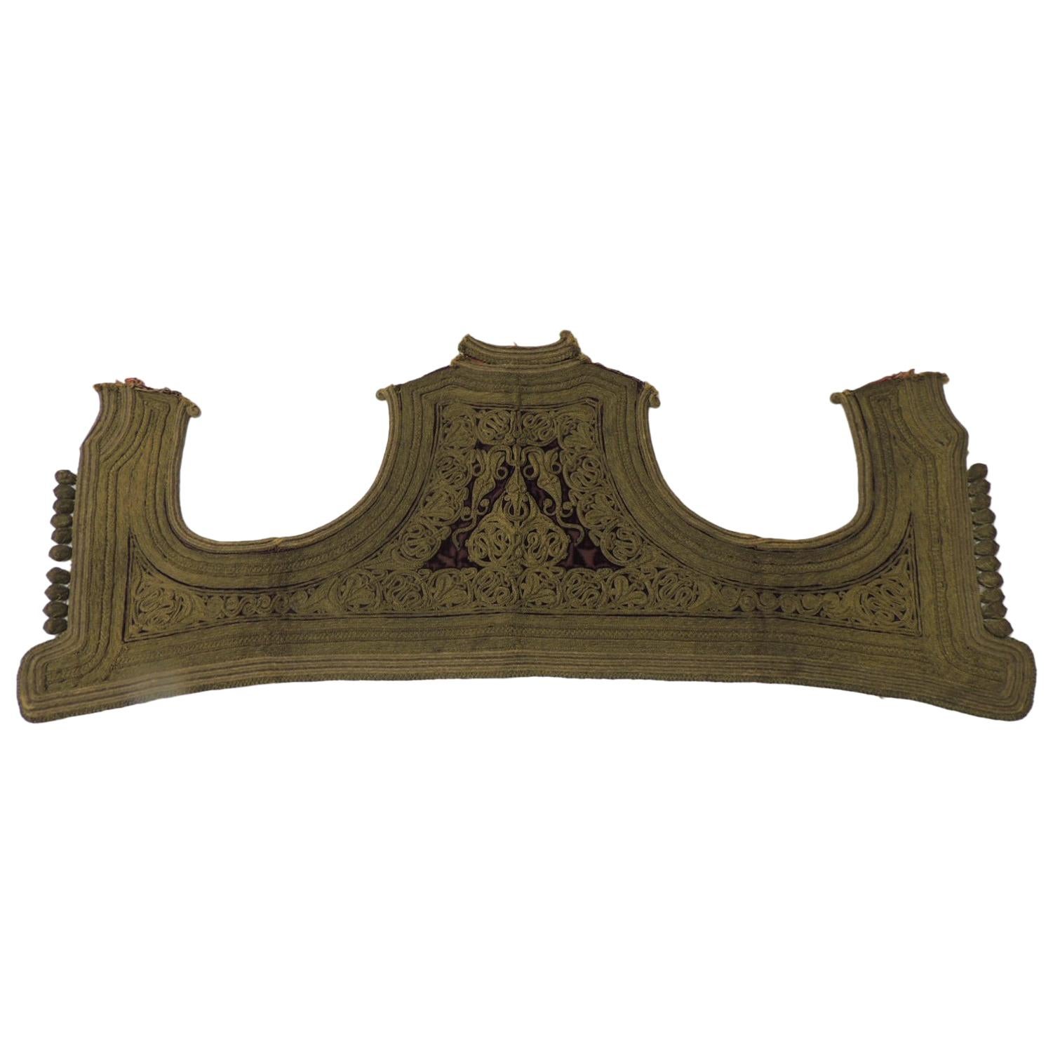 19th Century Ottoman Empire Intricate Heavy Embroidered Vest