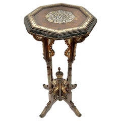 19th Century Ottoman Inlaid Side Table