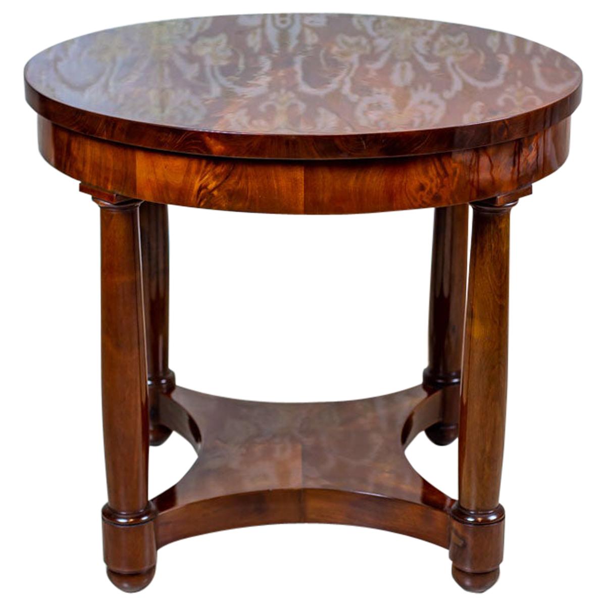 19th Century Oval Biedermeier Table