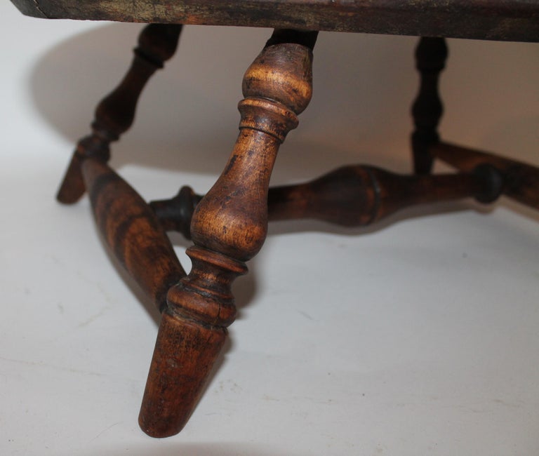 19th Century Oval Hitchcock Foot Stool from New England at 1stDibs
