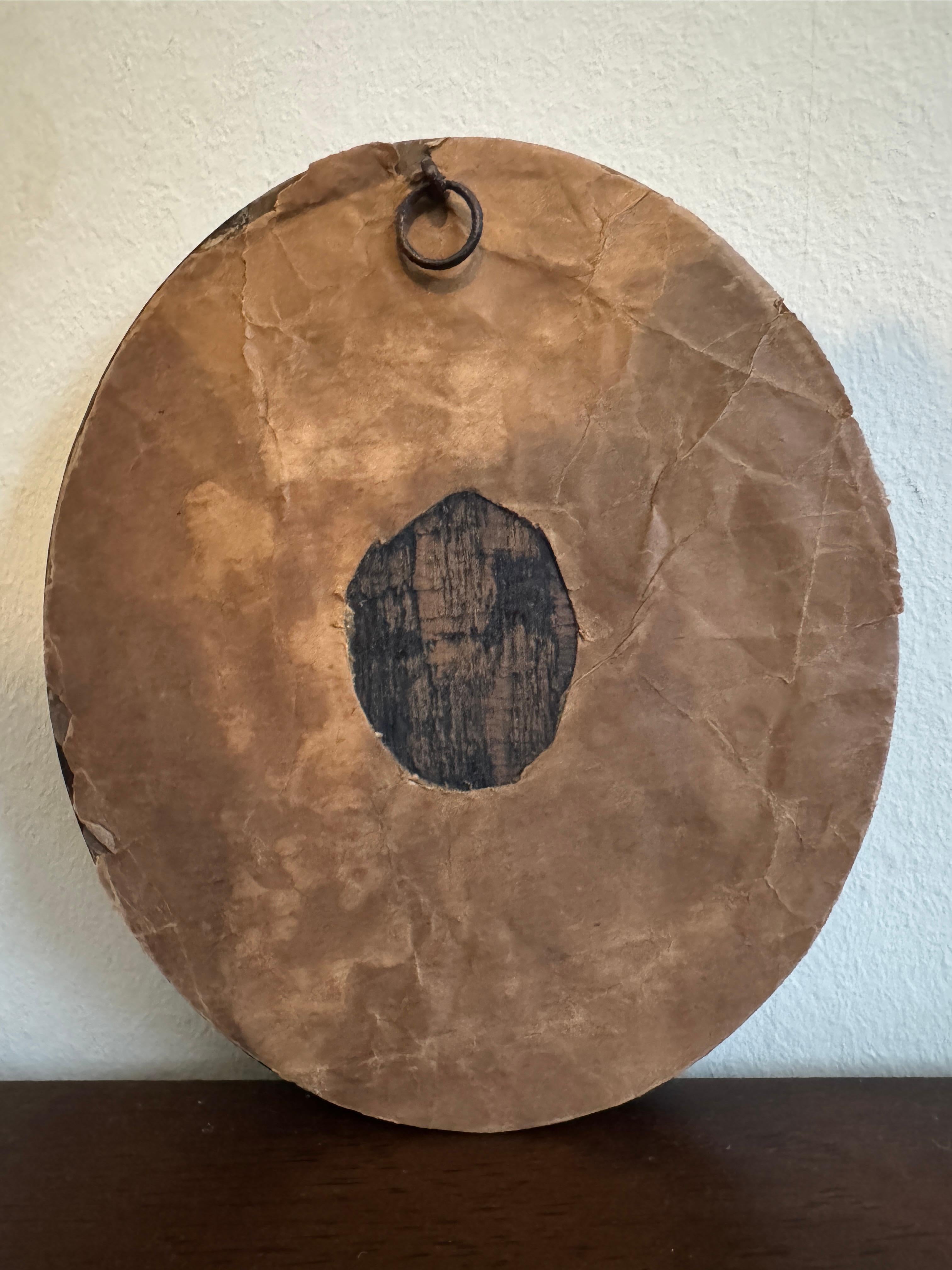 19. Jahrhundert Oval Öl auf Karton - Blumenstrauß (Britisch) im Angebot