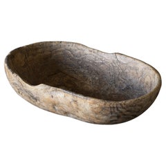 19th Century Oval Root-Wood Bowl