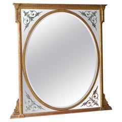 19th Century over Mantel Mirror