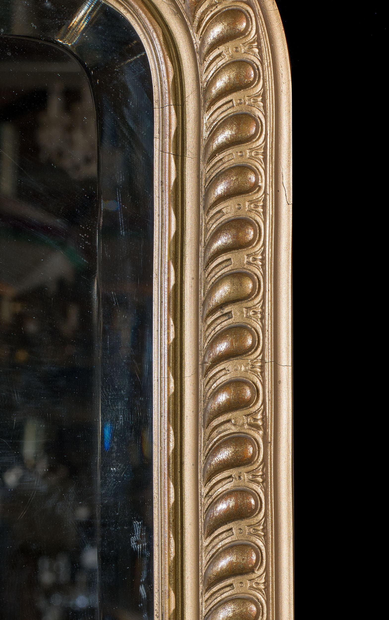 French 19th Century Overmantel Rococo Mirror