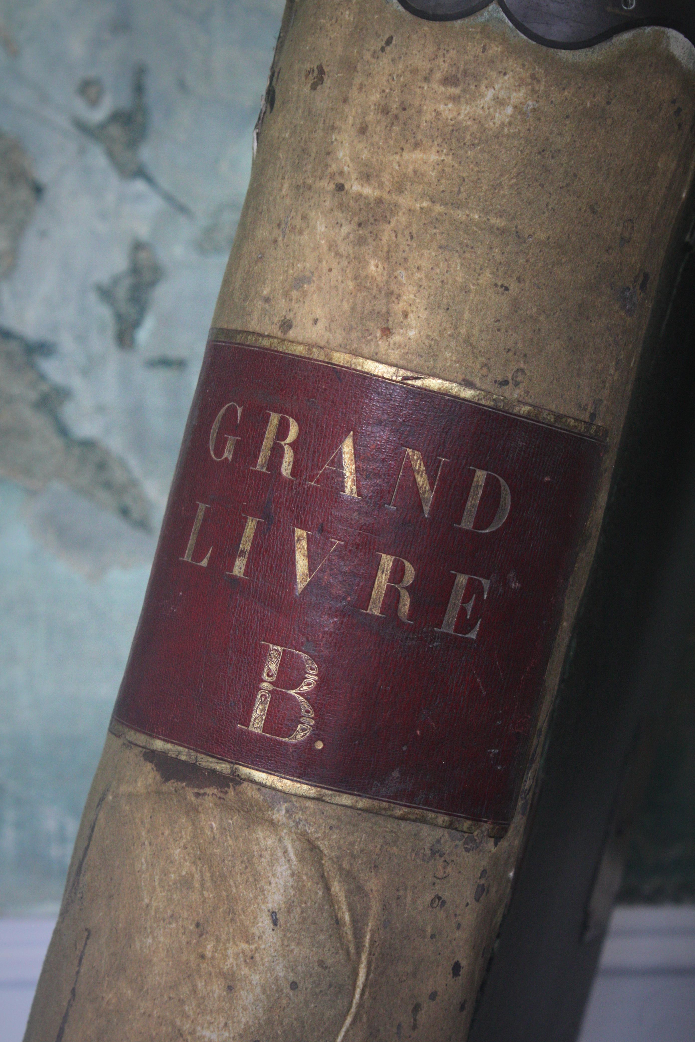19th Century Oversized 'Grand Livre' Book Folio Maison de Papeterie 5