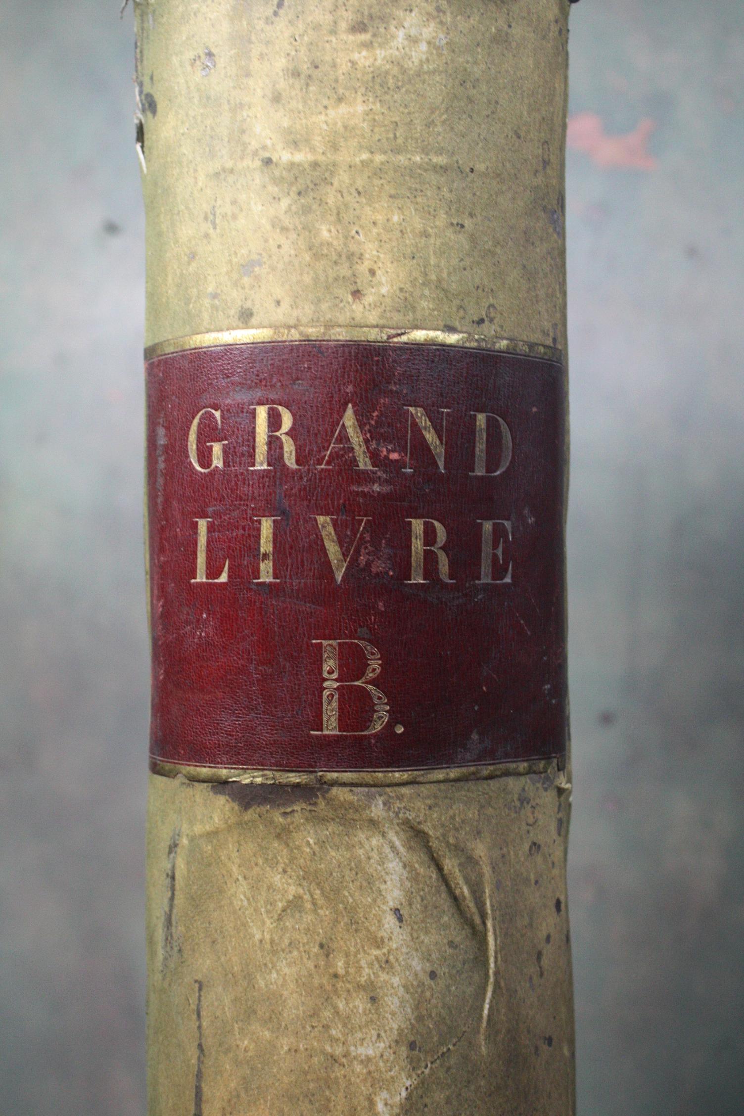19th Century Oversized 'Grand Livre' Book Folio Maison de Papeterie 2