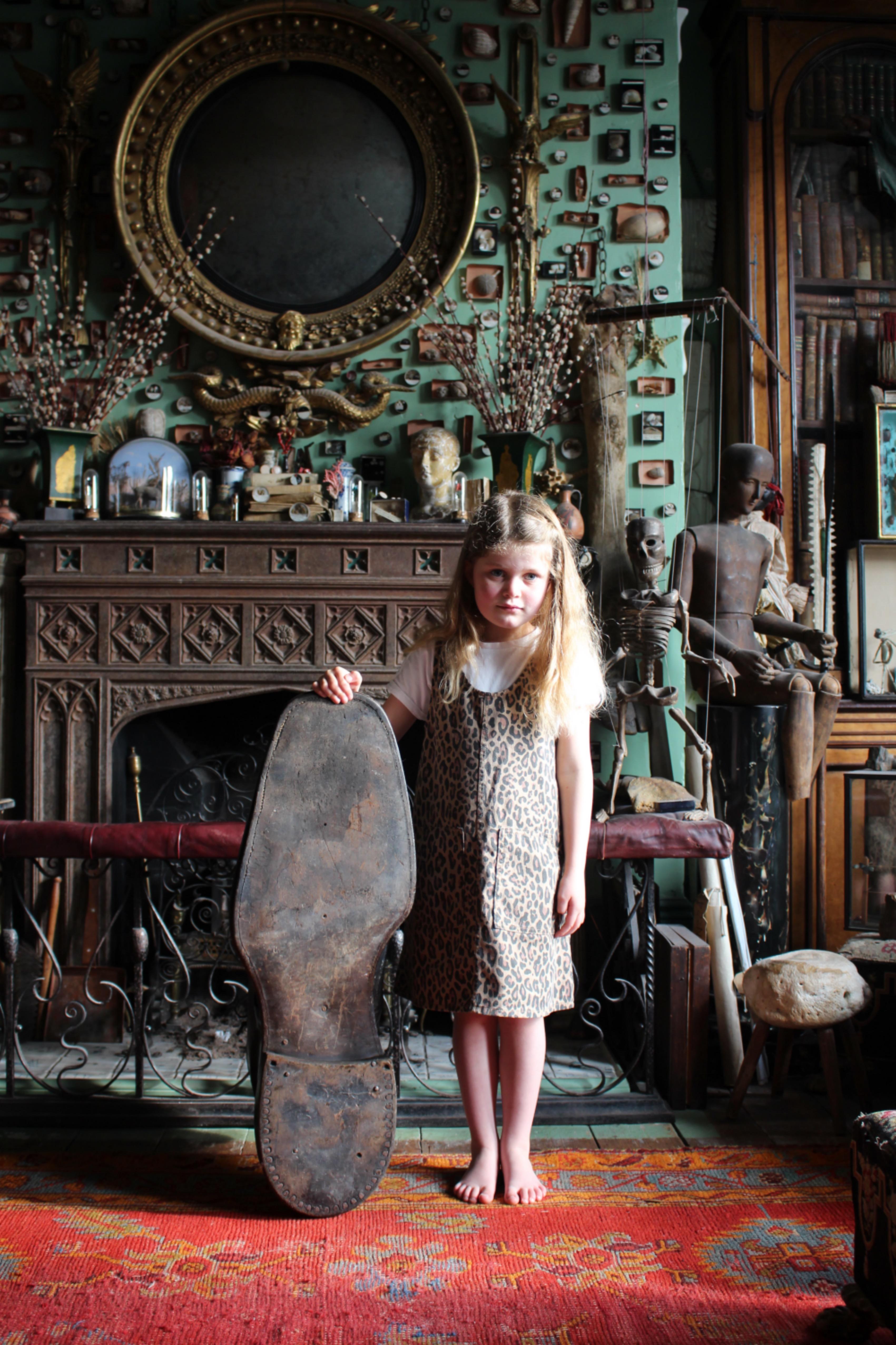 19. Jahrhundert überdimensionale riesige Folk Art Vollleder Messe Zeichen Balmoral Boot (Volkskunst) im Angebot