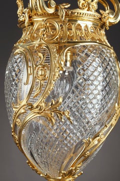 19th Century Ovoid Lantern in Louis XV Style
