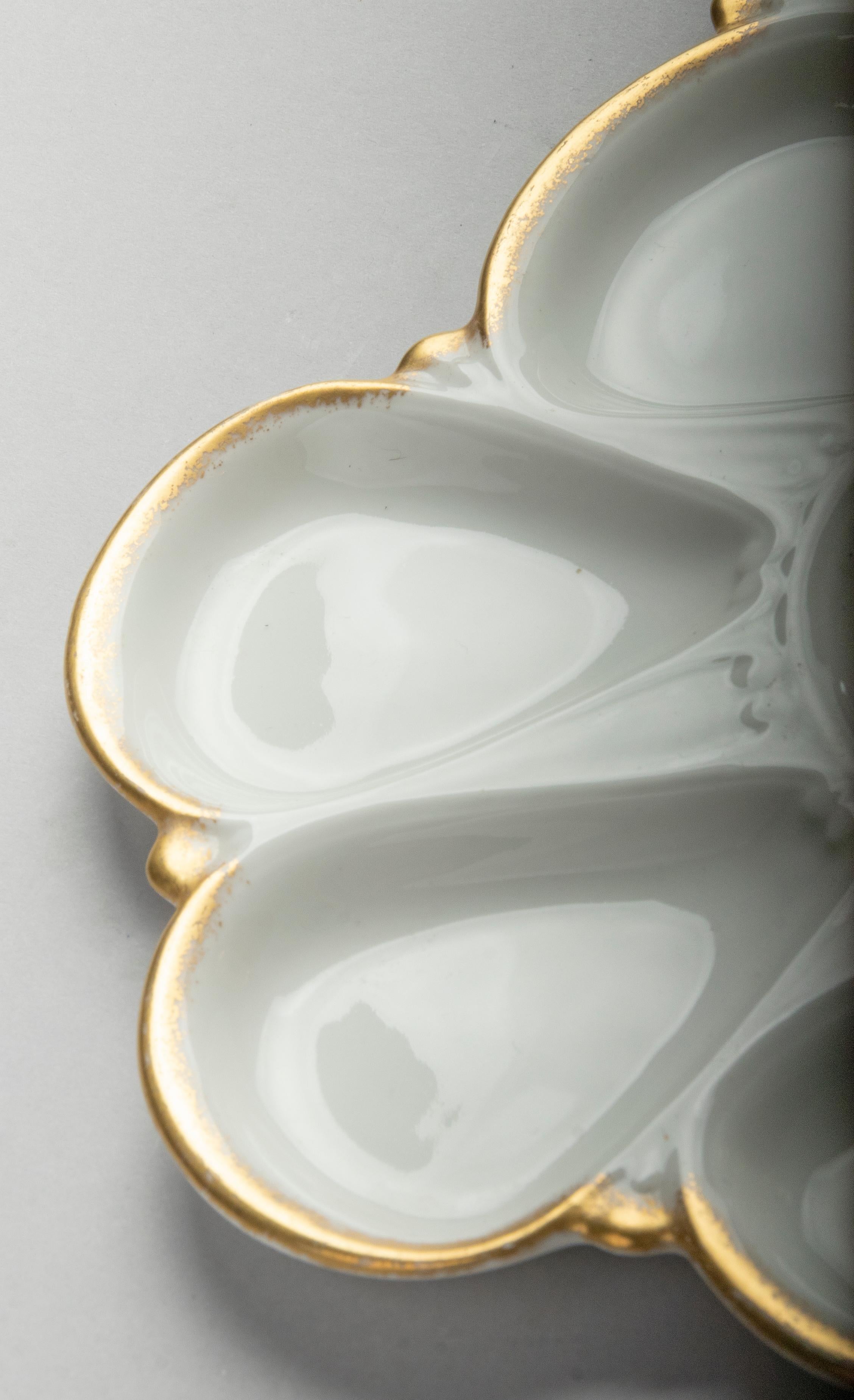 19th Century Oyster Serving Plate by Limoges 1