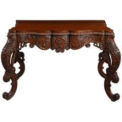 19th Century Padauk Ceylonese Side Table