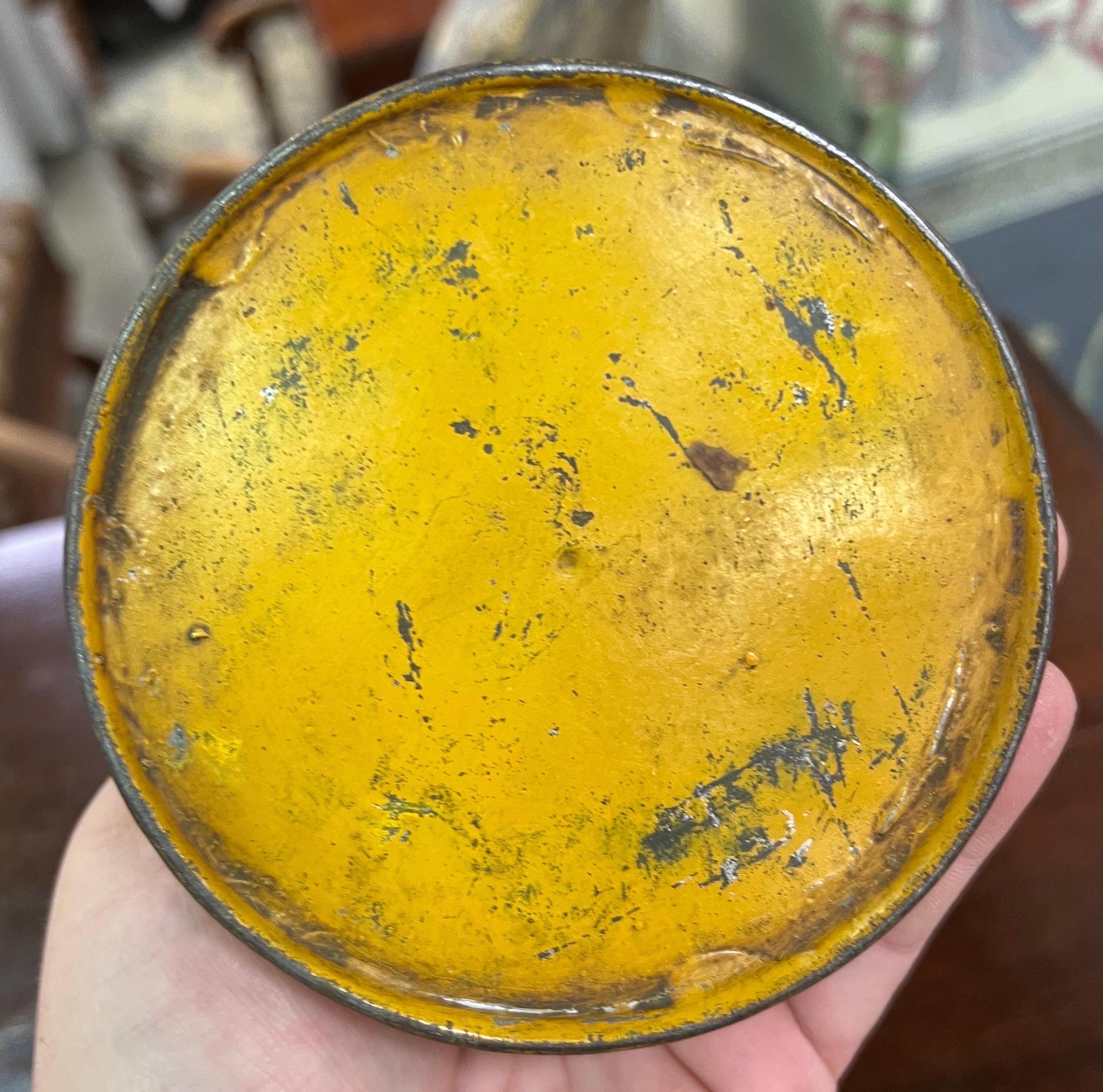 Dekorierte Zinn-Urne mit Farbe aus dem 19. Jahrhundert im Angebot 3
