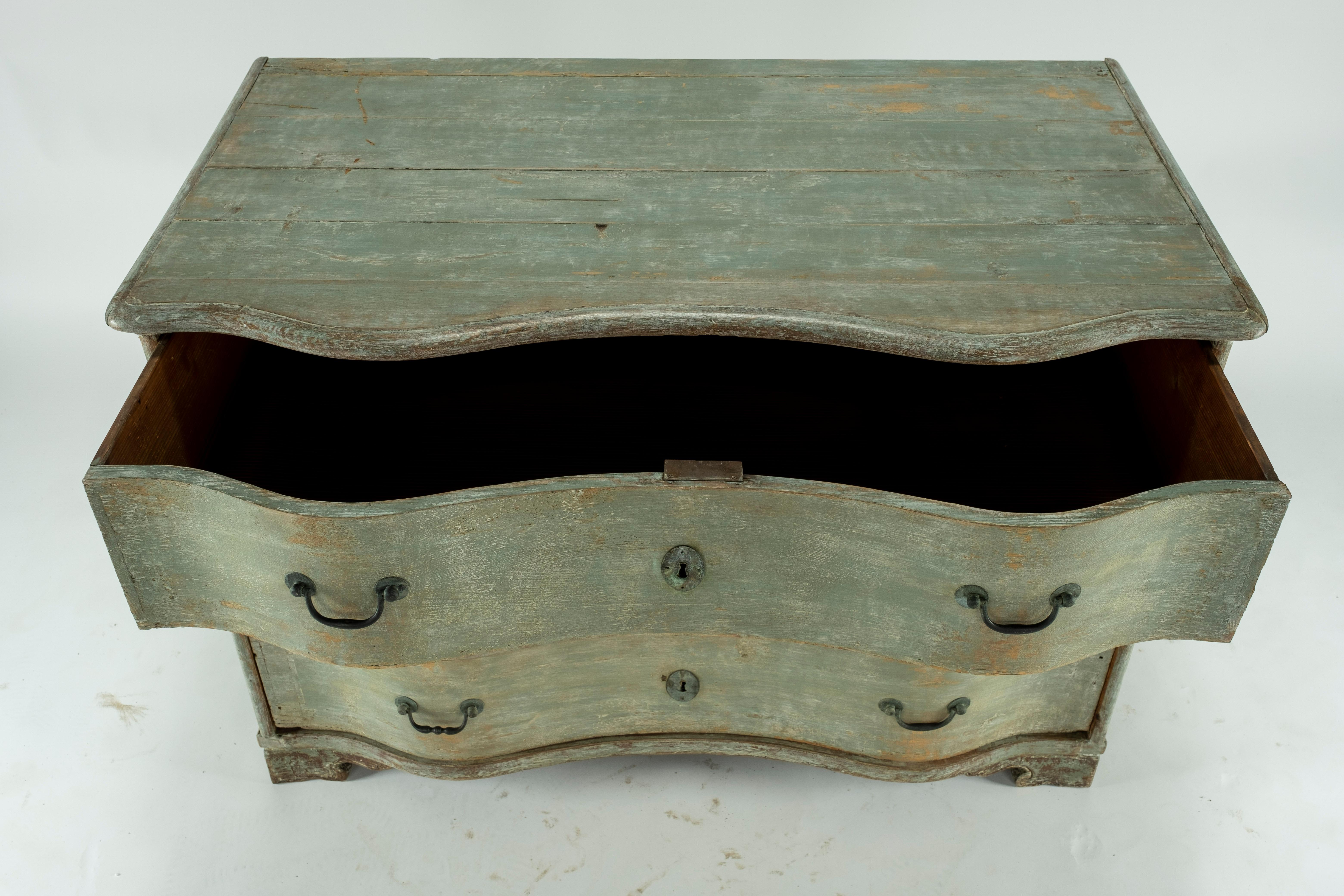 19th Century Painted Belgian Chest 3