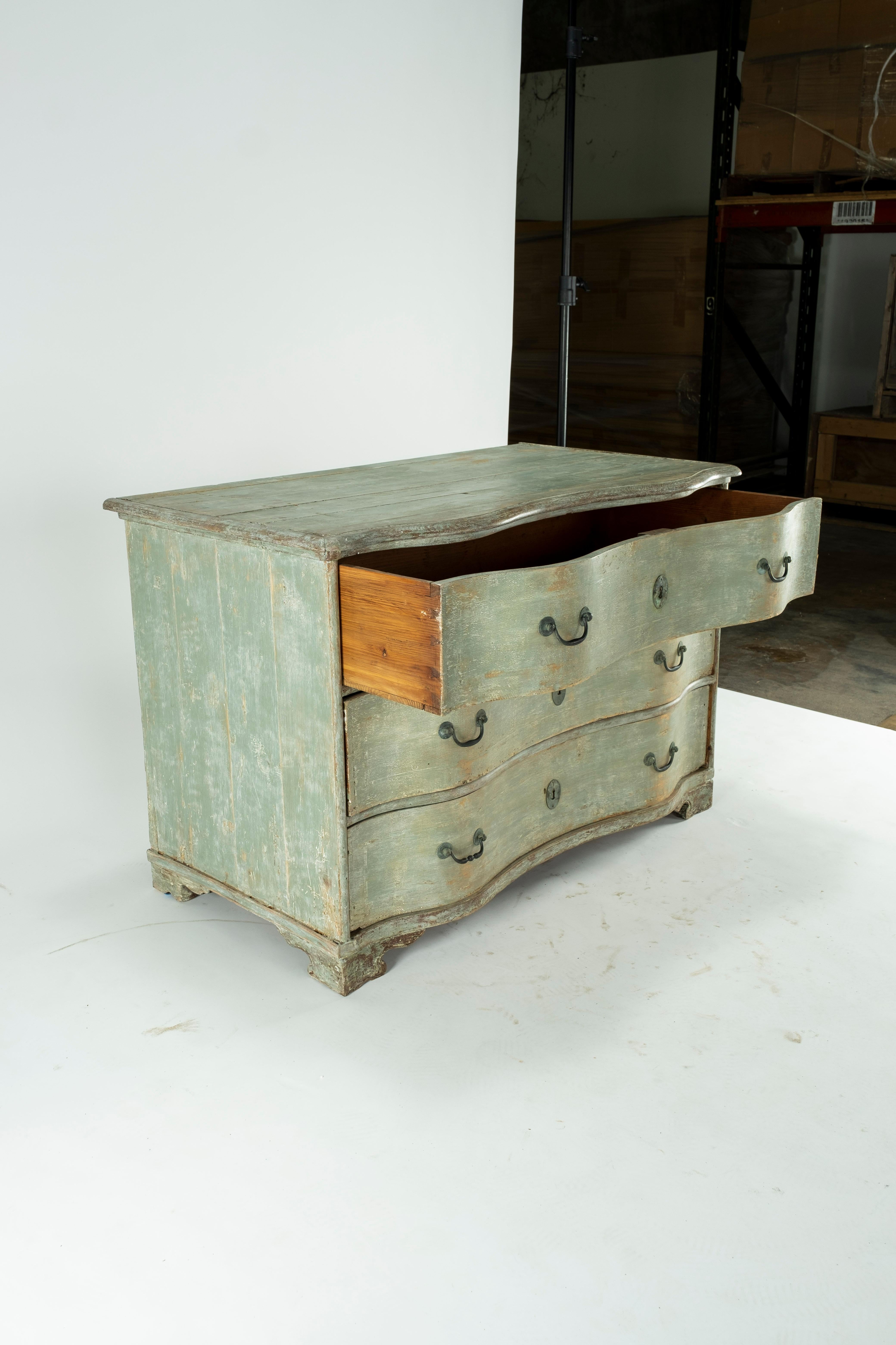 19th Century Painted Belgian Chest 4