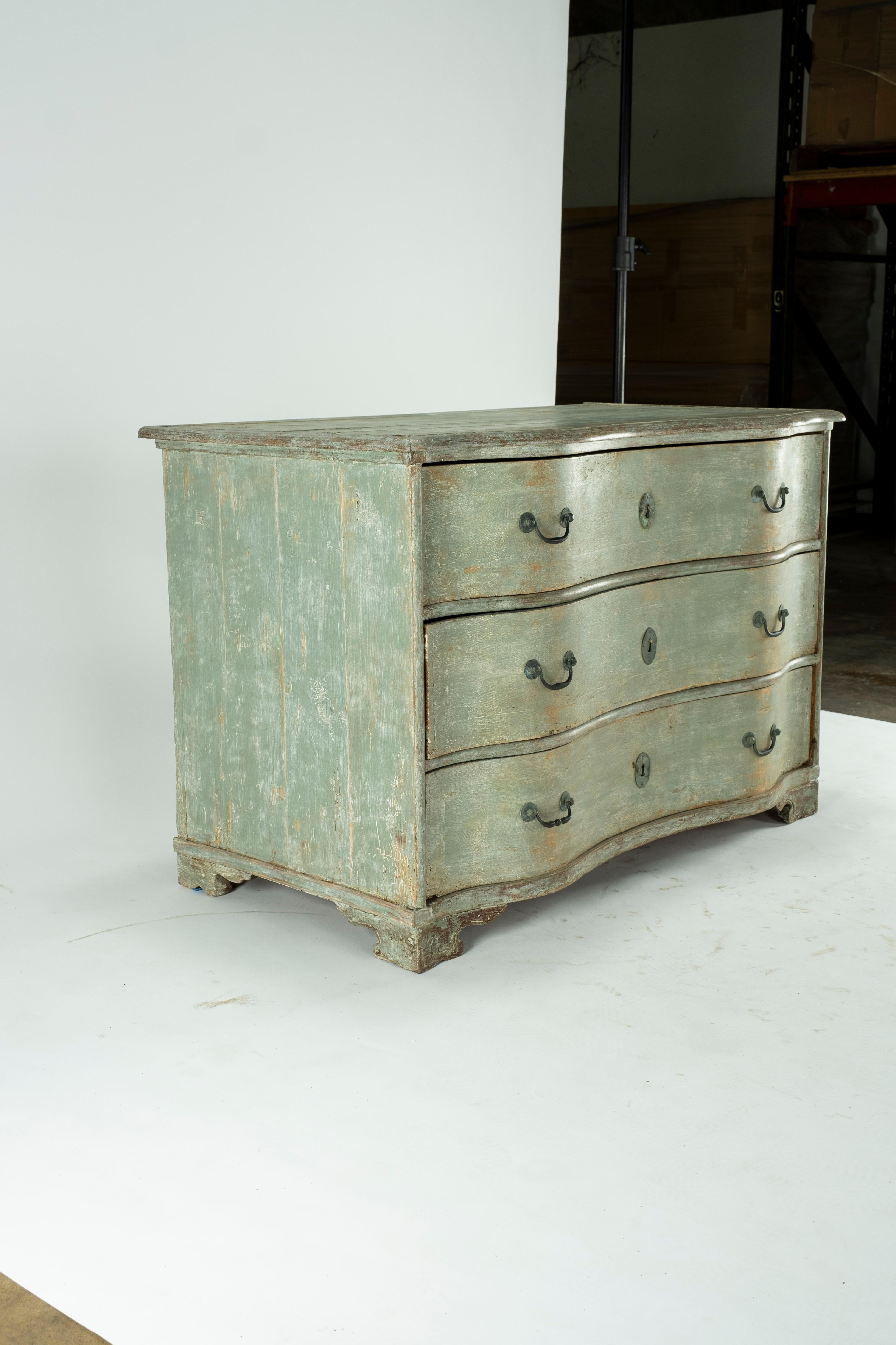 19th Century Painted Belgian Chest 5