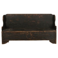 Antique 19th Century Painted Bench