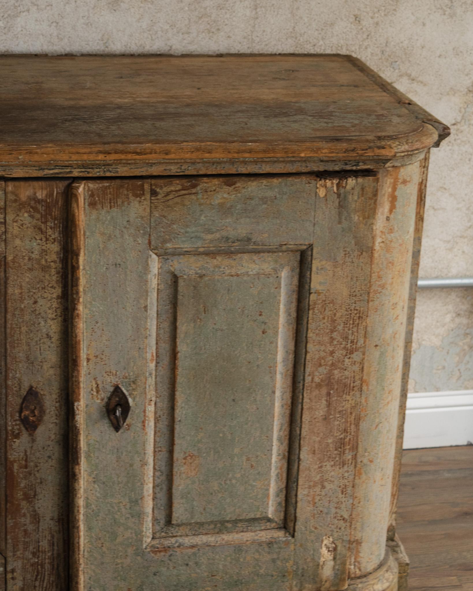 Gustaviano Buffet dipinto del XIX secolo in vendita