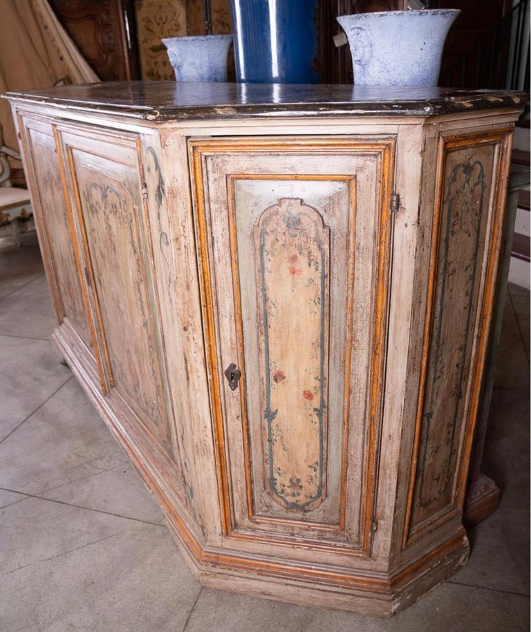 French 19th Century Painted Buffet For Sale